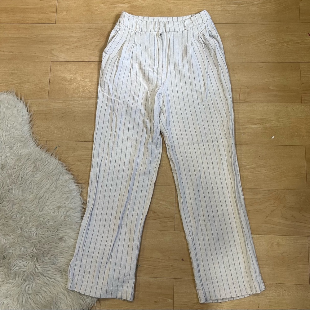 7 For All Mankind Cream Pants